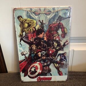 Avengers Metal Sign